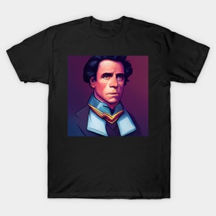 Franklin Pierce | Comics style T-Shirt